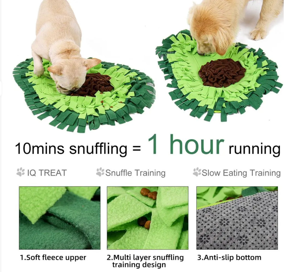Breze Snuffle Mat — Calming Enrichment for Dogs