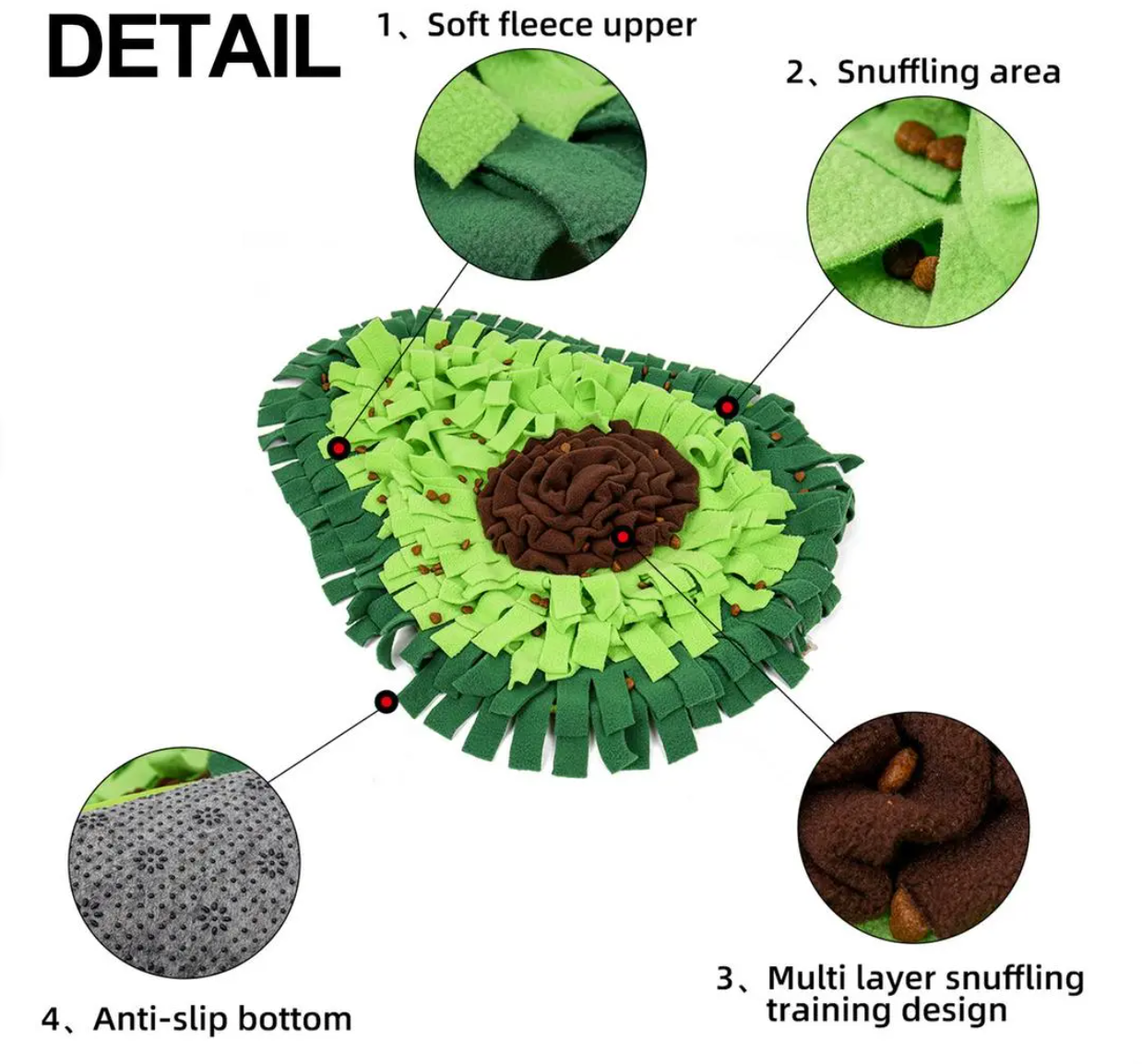 Breze Snuffle Mat — Calming Enrichment for Dogs